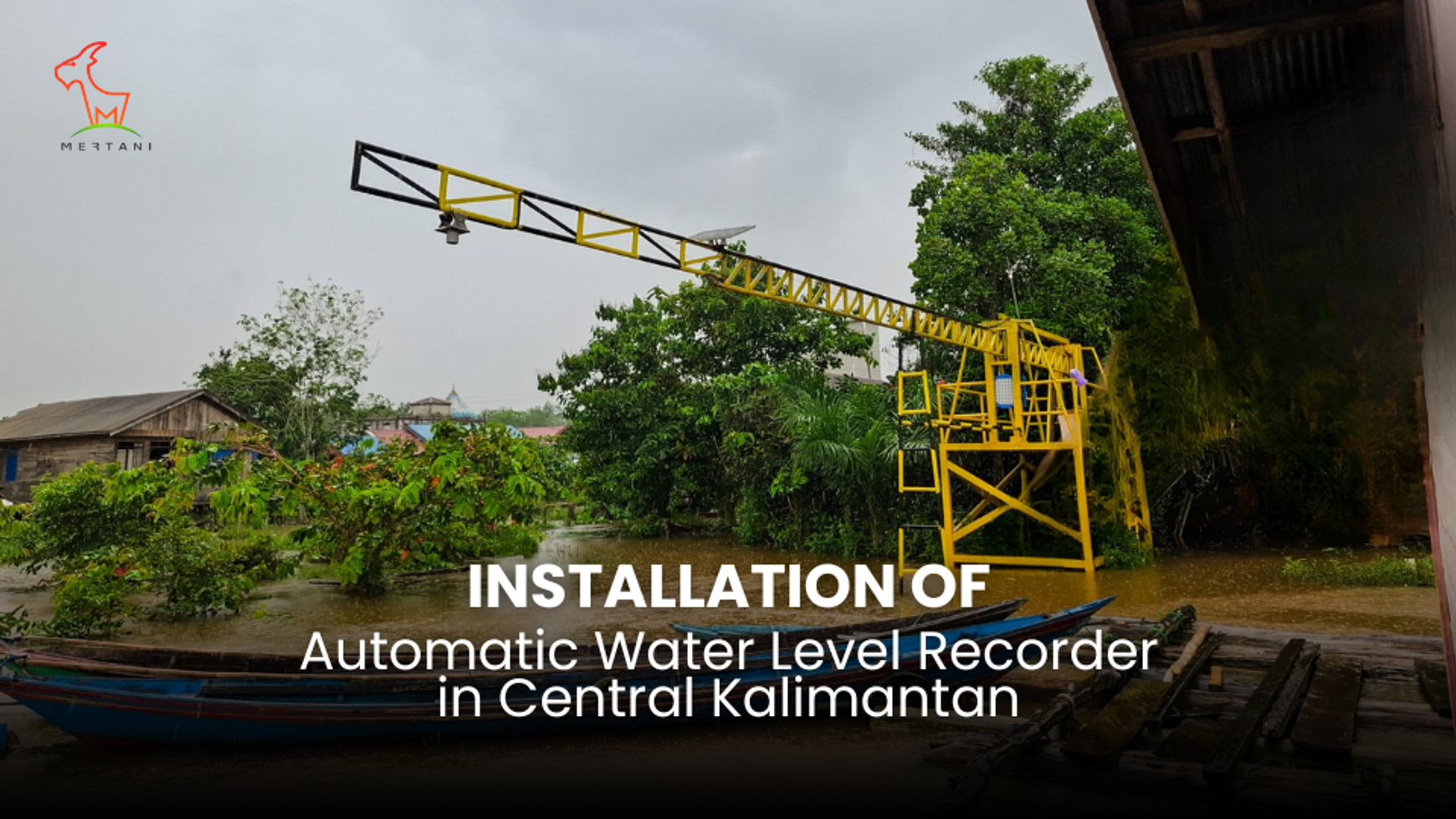 Automatic Water Level Recorder Installation in Central Kalimantan